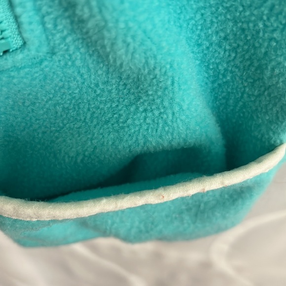 Columbia Sportswear Baby 3-6 Mo Light Green Fleece Bunting Suit With Fuzzy Ears - Picture 7 of 8